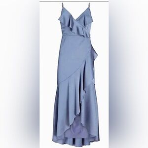 Express Asymmetrical Blue Women's Skirt